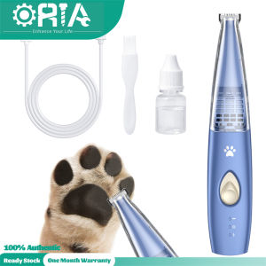 Oria Máy cắt tỉa lông thú cưng có thể sạc lại cắt tỉa và hút bụi chân chó Tông đơ cho vật nuôi bàn chân mắt tai mặt mông