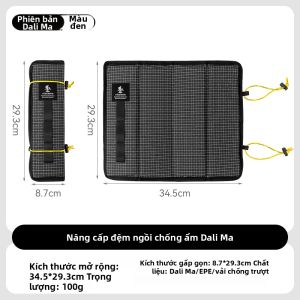 HIKEMAN | Đệm Ghế Dày Chống Thấm Nước Bằng Chất Liệu Chống Ẩm Cho Đi Phượt và Cắm Trại Có Thể Gấp Được