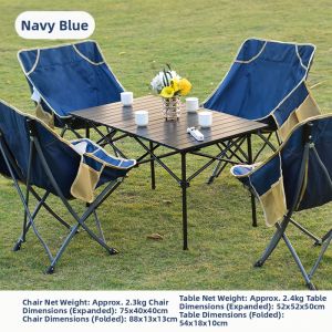 YINGLE | Outdoor Folding Table and Chair Set