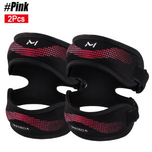 1/2Pcs Patella Tendon Support Strap Silicone Knee Brace for Women Men Running Hiking Basketball Fitness Tennis Badminton Cycling