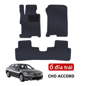 Honda Accord 2013-2017 Tùy Chỉnh Thảm Lót Sàn Ô Tô Chống Thấm Nước Chống Trơn Trượt Thảm Bảo Vệ Da Nhân Tạo Phụ Kiện