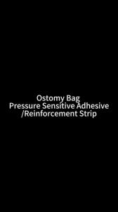 Medical Ostomy Bag Reinforcement Strip Pressure Sensitive Tape Stomy Chassis Elastic Spunlace Anti-Leak Patch