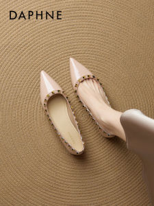 Daphne | Height Increasing Slip On Pointed Toe Studs Shoes