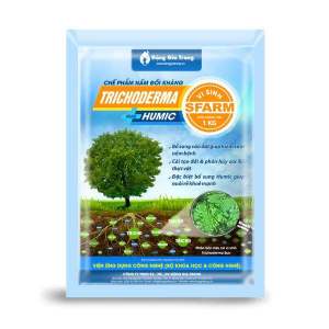 1kg Chế Phẩm sinh học Trichoderma Plus Humic Sfarm cải tạo đất bổ sung Humic trừ nấm bệnh cho cây