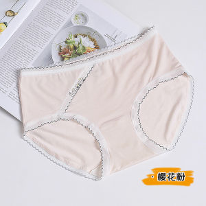 Antibacterial Soft Modal Womens Underwear Cute Panda Design Lightweight High Elasticity Triangle Pants  Sweet Girls Briefs