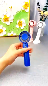 Portable Mini Fan USB Rechargeable Adjustable Cooling Fan Handheld Fan Can Place Mobile Phone Fan