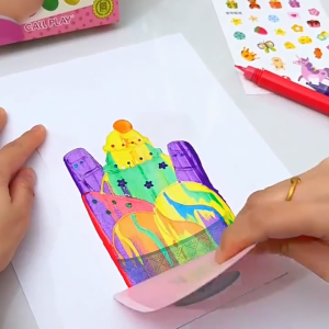 Color Scratch Painting Paper DIY Handmade Toy Paint Kids Art Kit Fun Color Childrens Drawing  Graffiti Drawing