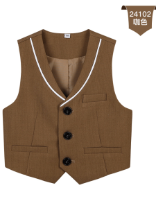 Childrens Business Suit Boy Hosts Dress Flower Girl Vest Costume for Piano Performance Boy Suit 2024 New Arrival