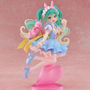 Bandai | 20cm/7.87in Hatsune Miku Anime Figure Kawaii Fairy Tales Miku Action Figure Lollipop Girl Figurine PVC Collection Model Doll Toy
