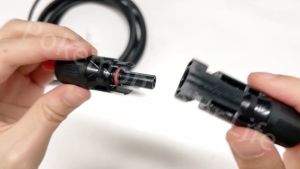 Solar Panel Extension Cable 10AWG/12AWG 6m㎡/4m㎡ Black & Red Wire with MC4 Female and Male Connector