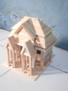 rumah adat provinsi bengkulu (bubungan lima)