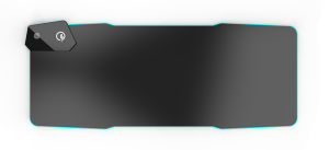 RGB wireless charging mouse pad 15W waterproof cloth TYPC interface luminous electric gaming mouse pad