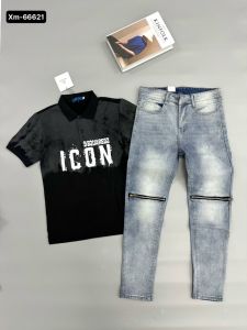 (Ảnh thật) Quần Jean Nam Xanh Bạc Kéo Khóa Mới Vs