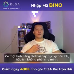 ELSA PRO 3 Tháng - Tiếng anh chất lượng cao