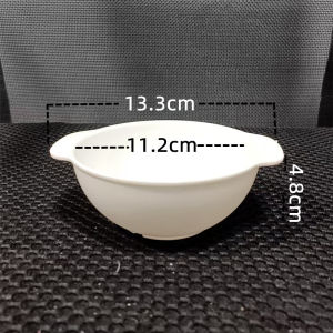 Bát Đựng Súp Bằng Nhựa PP Dày Tròn Màu Trắng Dùng Để Nấu Ăn Đựng Thức Ăn Dùng Để Đong Gạo Dùng Để Nấu Súp Dùng Để Nấu Ăn Sáng