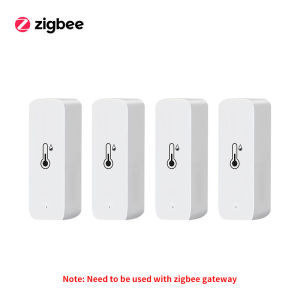 Tuya Wifi Zigbee Temperature Humidity Sensor Smart Home Indoor Hygrometer Thermometer Real-time APP Monitoring Works With Google