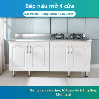 FENGHONGTAO | Tủ Chậu Rửa Bếp Tích Hợp Thân Thiện Với Thuê Nhà Tủ Inox