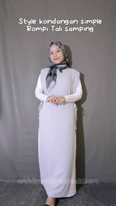 Rompi Tali samping Baju Luaran Muslim reguler