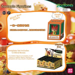 XUNNIAN | Crazy Animal City Zootopia Judy & Nick Bunny Officer Figure Pendant