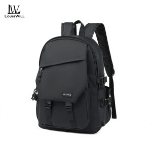 LouisWill Men Backpack Leisure Laptop Backpack Waterproof Film Travel Backpack Business Bag College Backpack Casual Shoulder Bag Anti Theft Back Pack School Bag