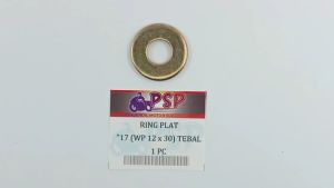 Ring Plat \"17 (WP 12x30) Harga Per 1 PC - Reng Plate Pelat Washer Kunci 17 Diameter 12mm x 30mm