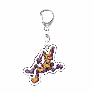 Bandai | FNAF William Afton Spring Bonnie Acrylic Móc Khóa Phiên Bản Q Anime Phụ Kiện Ba Lô Trang Trí Cho Lễ Hội Chơi Game Quà Tặng