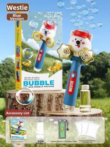 WANJUTEGONGDUI | Automatic Girl Childrens Toy Bubble Machine