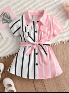 Baju Anak Perempuan Usia 1-5 Tahun kemeja salur