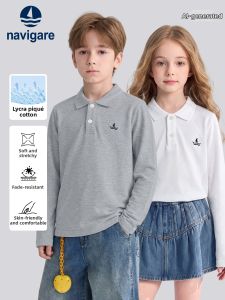 navigare kids | Childrens Long Sleeve Polo Shirt