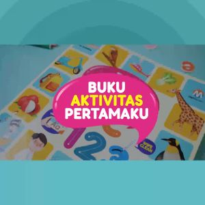 Buku Aktivitas Pertamaku ABC 123 - Wipe & Clean Book (worksheet) - Free Spidol