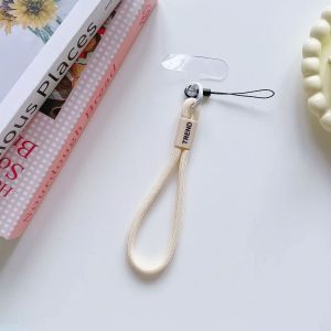 New Woven Mobile Phone Lanyard Wristband Colorful Woven Lanyard Headphones Keys WalletDolls Colorful Security Wristband