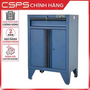 Tủ dụng cụ CSPS 61cm - 01 hộc kéo màu xanh dương kèm chân tủ