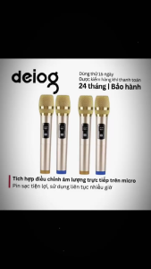 Micro karaoke không dây cầm tay TV-1900 mic hát karaoke bắt sóng xa chuyên dùng cho amply
