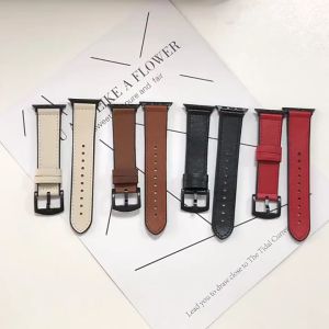 Dây da hybird cao cấp 40mm 44mm 38mm 42mm cho đồng hồ Apple Watch IWatch Series 5 4 3 2 1