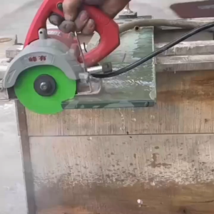 Mata Gerinda Gurinda Gergaji Circular Diamond Blade Glass Cutting Disc Cakram Pemotong Potong Kaca 4 Inch