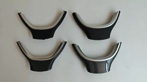 Steering Wheel Cover Trim For BMW 5 5GT 6 7 Series F10 F11 F01 F02 F12 F13 F06 F07 2009 2010 2011 2012 2013 Replacement  Part