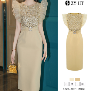 ZYHT womens dress work dress Korean dress Vacation dresse evening dress Attend event dresse Luxury dress Fashion dress party dress Wedding dresse 50919