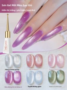 Sơn Móng Tay Gel Từ Tính Mắt Mèo XEIJAYI 10ml X 6 Chiếc Gốc Acrylic Quà Tặng Mùa Hè Dành Cho Nữ