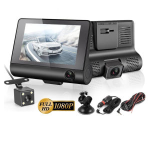 EKLEVA Car DVR 3 Cameras Lens 4.0 Inch HD Dash Camera Review