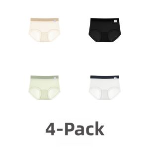 Miiow | MiiOW Cat Woman Seamless Ice Silk Antibacterial Breathable Thin Summer Triangle Panties For Women Comfortable Underwear