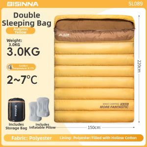 BSWOLF | Winter Warm Double Sleeping Bag