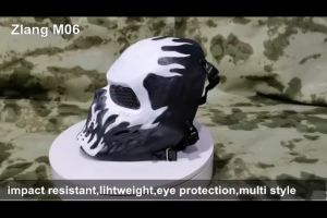 Tactical Full Face Protective Skull Mask Party Cosplay Halloween Masquerade Movie Props War Game Shooting Equipment Military Hunting Paintball Airsoft Masks