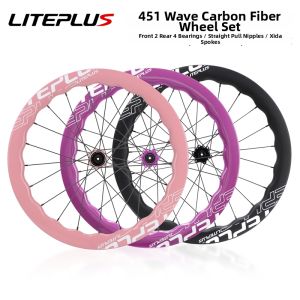 LITEPLUS | Foldable Carbon Fiber Wavy Wheel 20 Inch