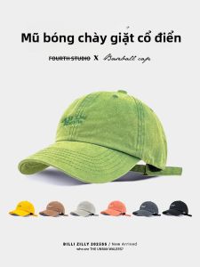 BILLI ZILLY | Mũ bóng chày phong cách Nhật Bản cổ điển thêu chữ rộng mùa hè cho nam và nữ che nắng giảm bớt khuôn mặt mũ rơm rụng