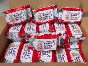Gói Khăn Ướt Baby Wipes mịn màng gói 80g. ( 50 - 60 tờ)
