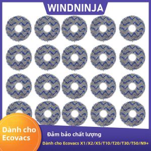 Tấm Lau Nhà ECOVACS Deebot Tương Thích Với Robot Hút Bụi Dòng X1/X2/X5/T10/T20/T30 - Vải Lau Nhà Bằng Vải Để Lau Sàn Sạch Sẽ