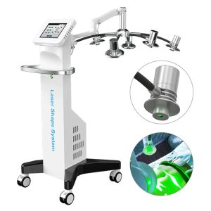 6d Laser Body Shape Machine Slim Risk Free Cold Laser Therapy Device 6D 10d Lipo Laser Slimming Green Light 532 Nm EMSlim
