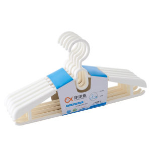 Hanger Plastic Retractable Adjustable Clothes Hanger Rotate Adult Mens and Womens Wet and Dry Dual-Use For Home Large Thickened 10