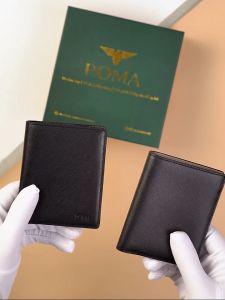 Ví Nam Da Bò Thật Dáng Đứng P003 - D Bóp Nam Da Thật Bảo Hành 12 Tháng màu đen