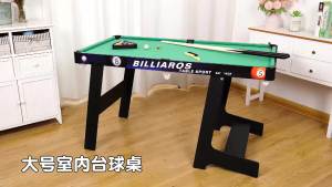 Multifunctional Pool Table Snooker Table Home Billiard Pool Table Indoor For Kids High Density Anti-Corrosion and Anti-Mildew for s and Children 台球桌